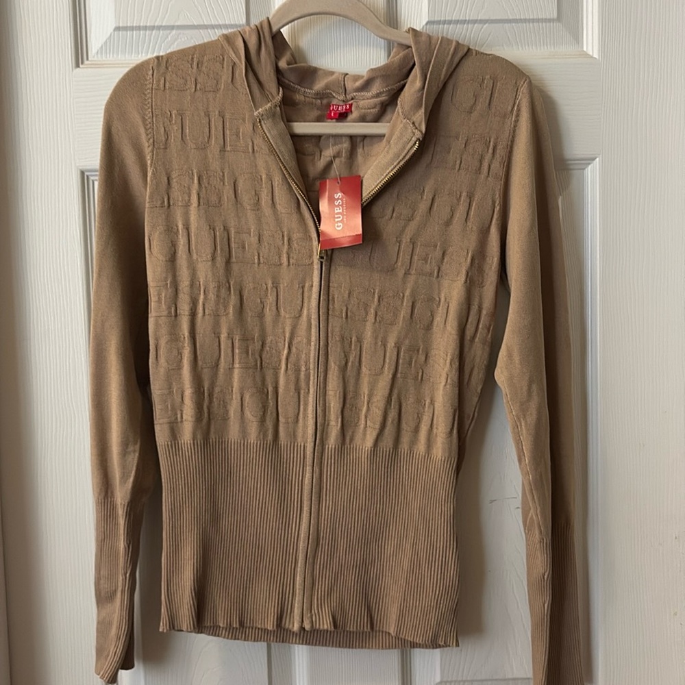 NWT Guess Miranda Full Zip Sweater Hoodie